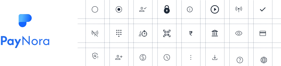 PayNora design system — Logo & Icons