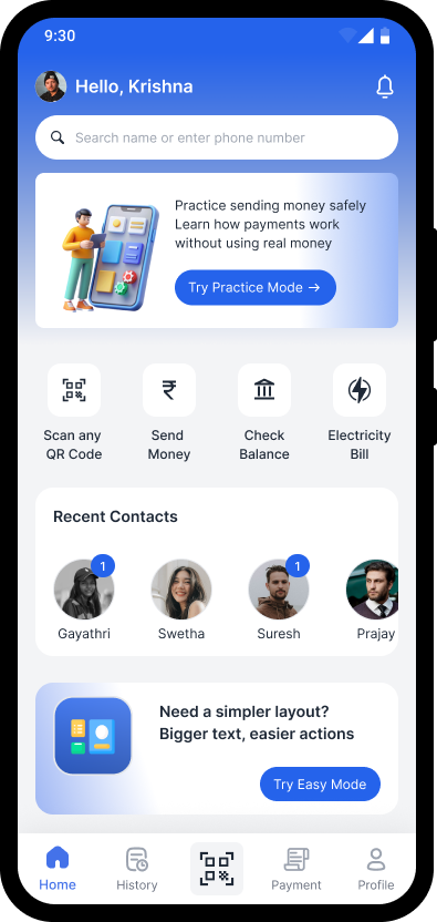 PayNora — confidence-first payments for senior citizens