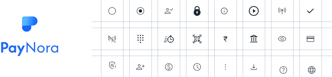 PayNora design system — Logo & Icons