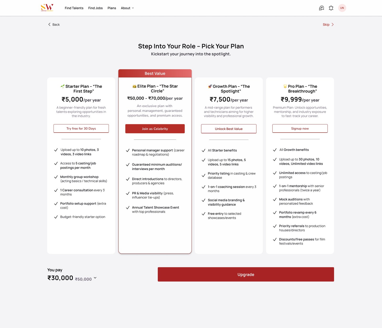 Plan Selection
