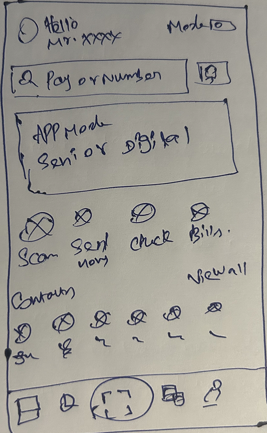 Home low-fidelity wireframe