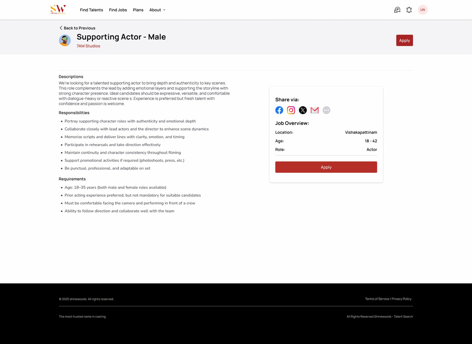 Job Detail
